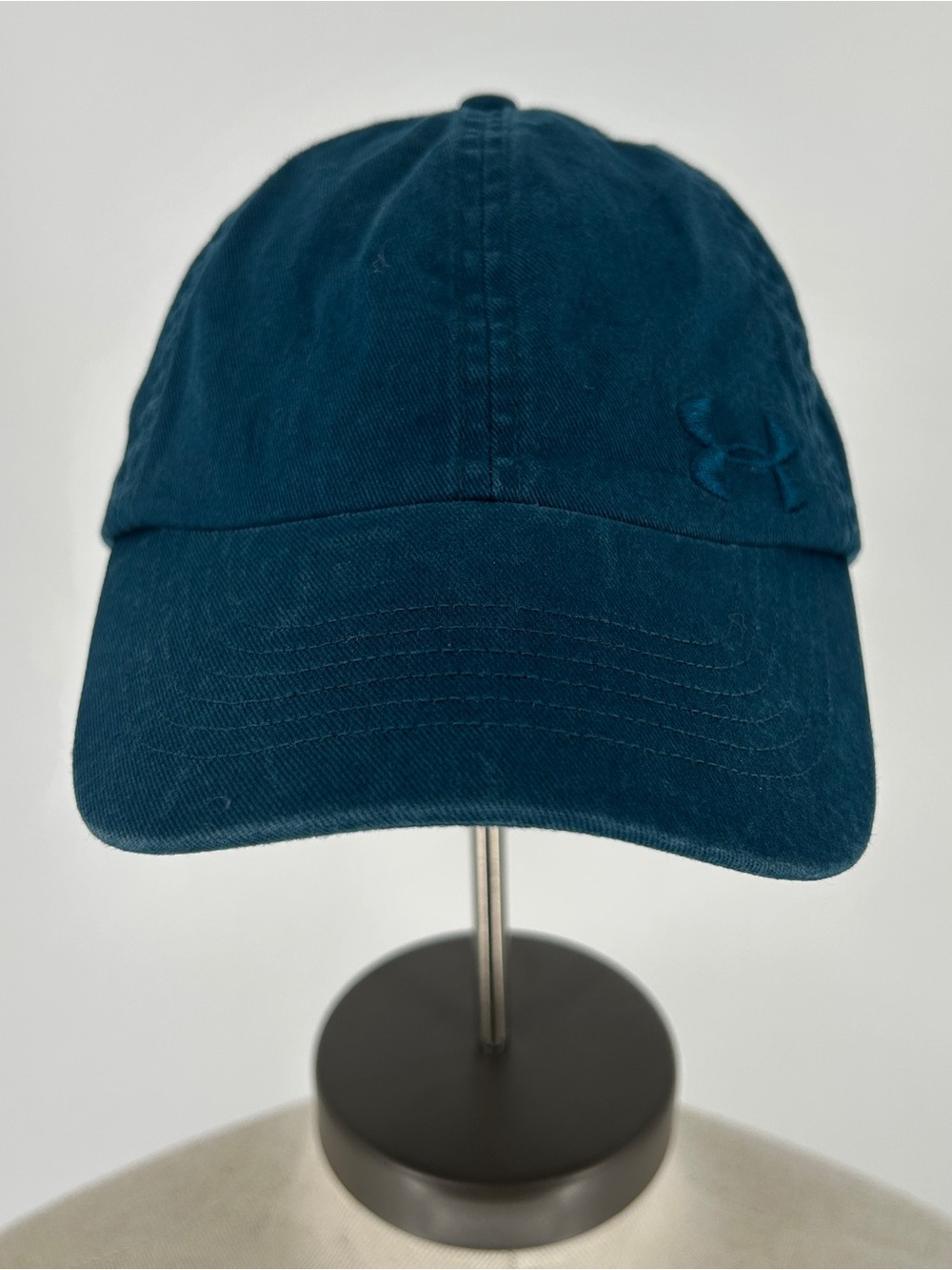Under Armour Blue Women's UA Free Cotton Baseball Cap Hat w Adjustable Strapback